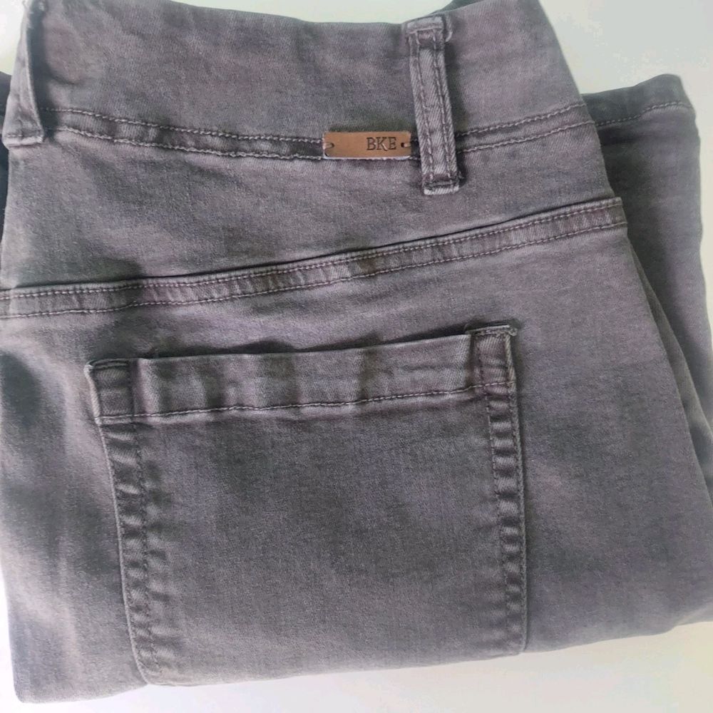 Bke Womens Shorts 30 Light Wash Black